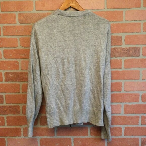 Caara Women's Zip Front Two Way Sweater Size M Long Sleeve Crew Neck Pullover - Picture 4 of 8